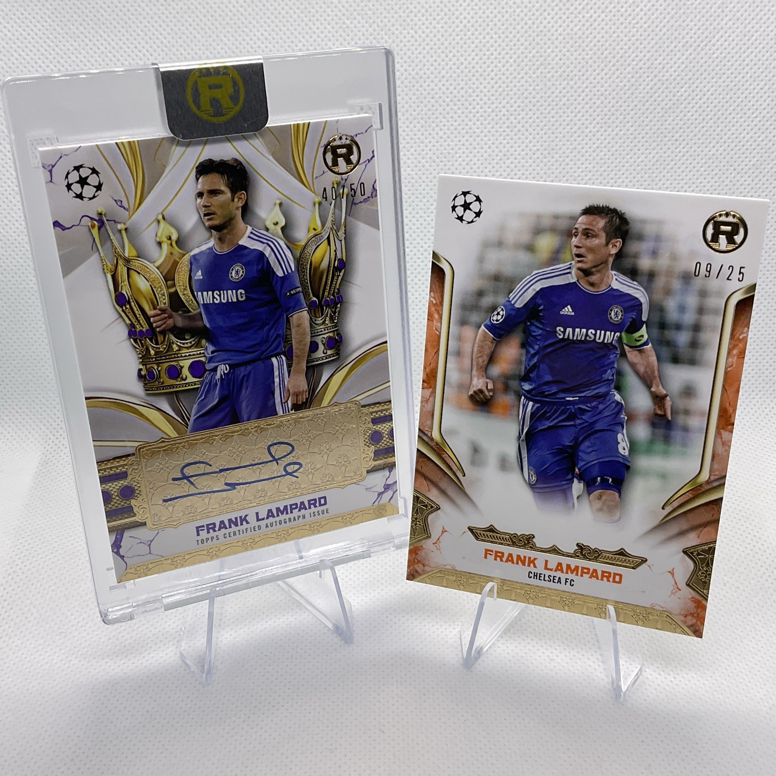 Frank Lampard /50 Crown Auto + /25 Numbered Base, 2025 Topps Reverence, Chelsea for sale on Ebay