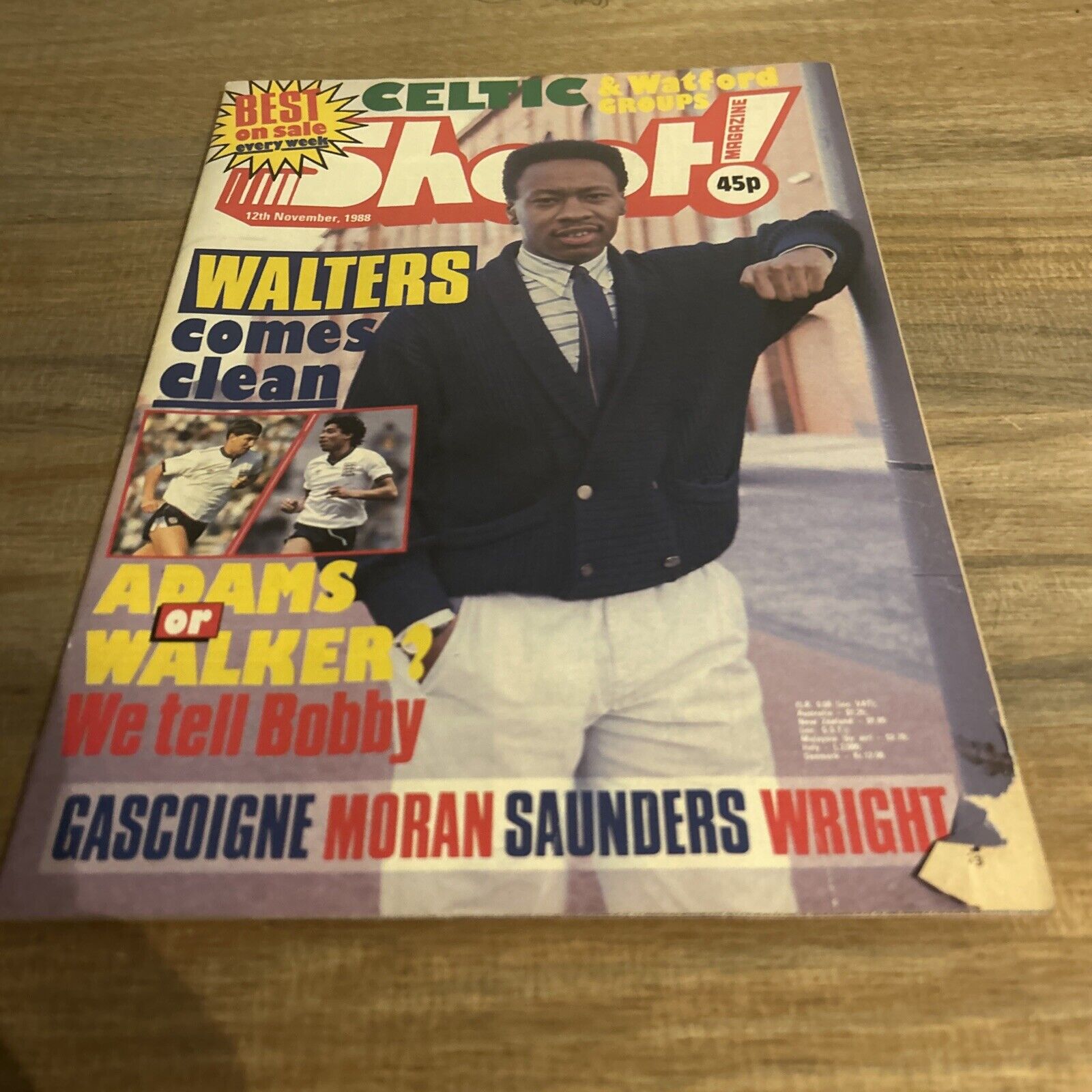 shoot magazine 12/11/88 Celtic And Watford Posters  for sale on Ebay