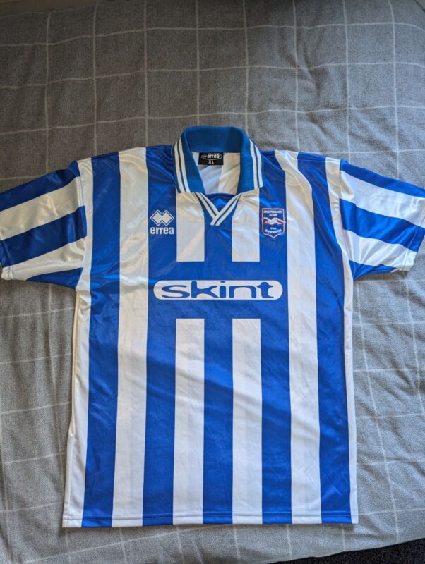 Brighton and Hove Albion  Shirt  1999-2000 Errea  original skint XL for sale on Ebay