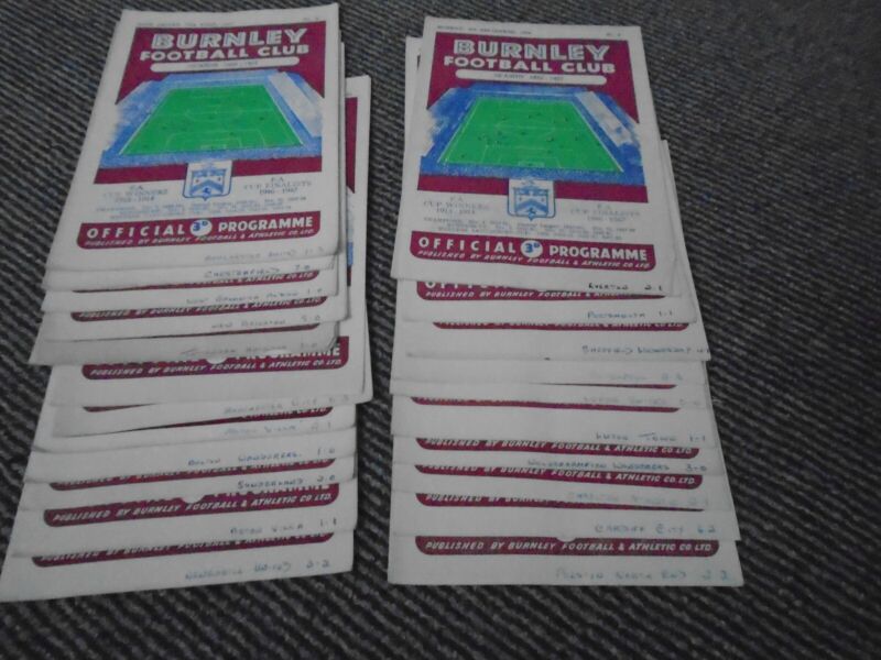 COLLECTION OF BURNLEY HOMES 1956-7 X 22 ISSUES for sale on Ebay