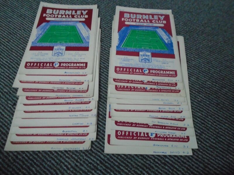 COLLECTION OF BURNLEY HOMES 1957-8 X 22 ISSUES for sale on Ebay
