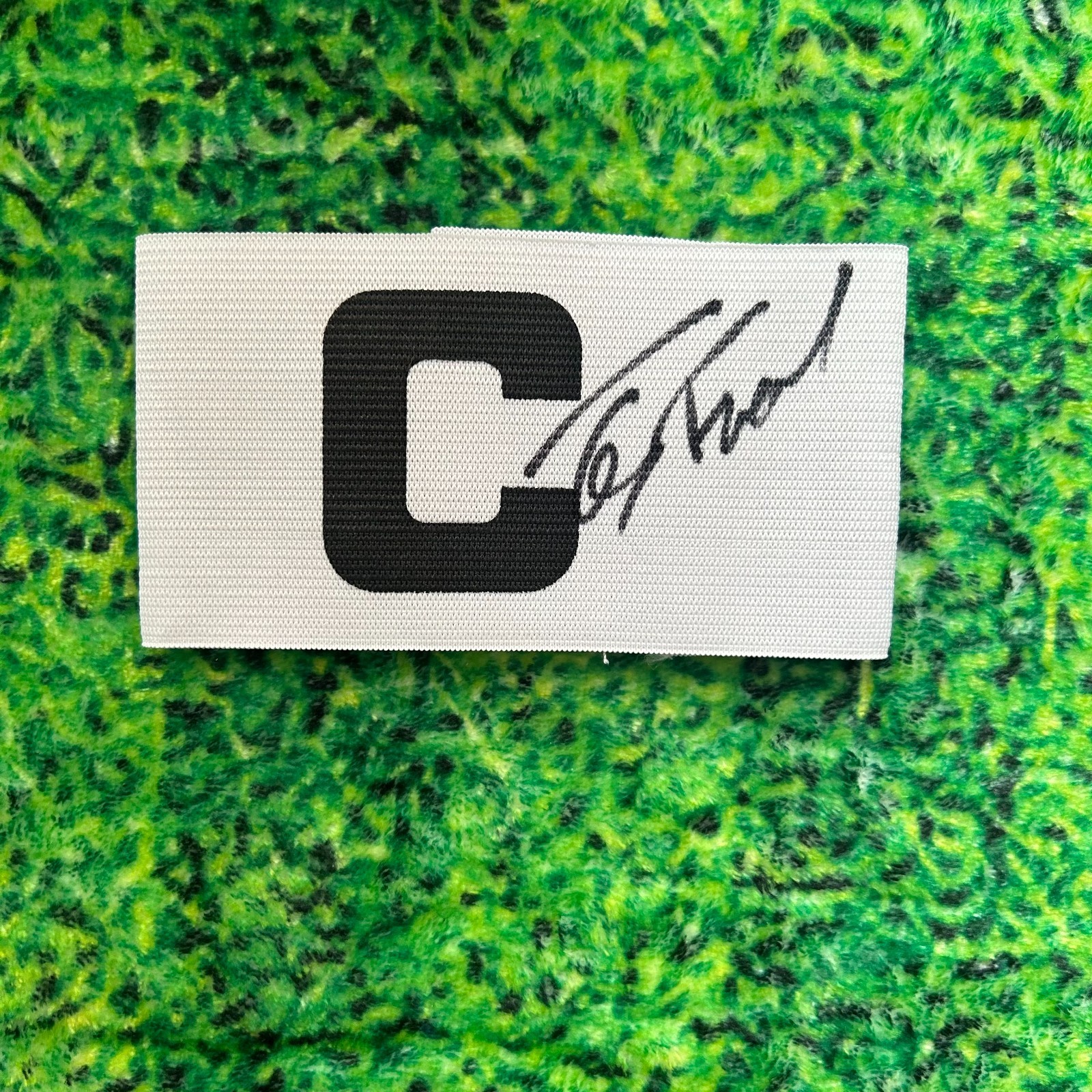 Thomas Frank Of Denmark, Brentford & Tottenham Signed Captains Armband wCOA for sale on Ebay