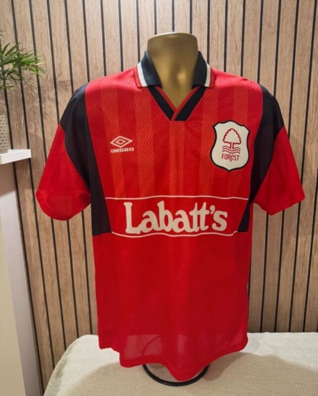 Nottingham Forest 1994-1996 Home Shirt M for sale on Ebay