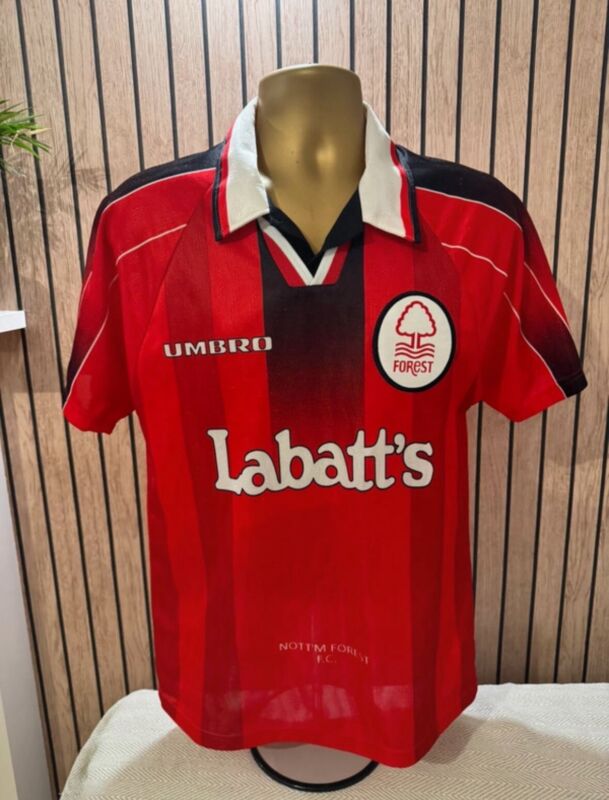 Nottingham Forest 1996-1998 Home Shirt M for sale on Ebay