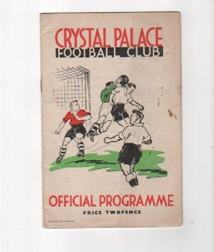 CRYSTAL PALACE V QUEENS PARK RANGERS QPR 1938-39 PRE WAR LEAGUE MARCH 4TH 1939 for sale on Ebay
