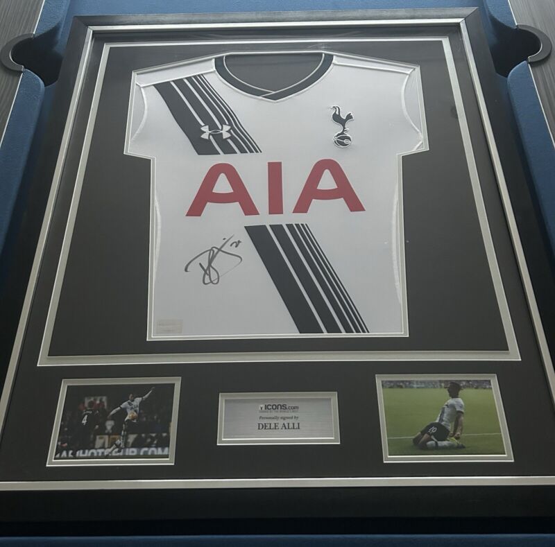 Dele Alli Official Signed and Framed Tottenham Hotspur 2015/16 Shirt  for sale on Ebay