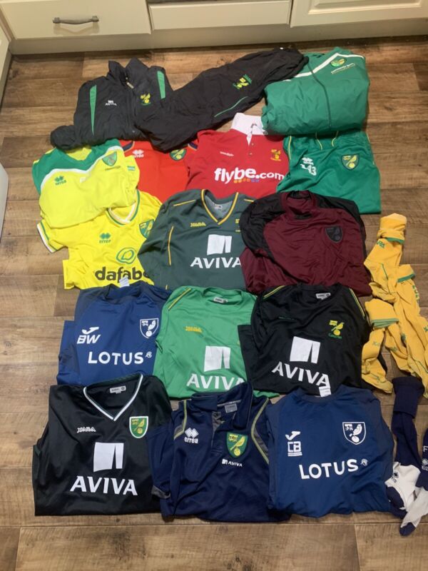 norwich city football shirt Bundle  for sale on Ebay