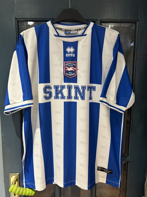 Brighton & Hove Albion FC 2002/03 2003/04 Match Worn Home Reserves Shirt XL - £5 for sale on Ebay