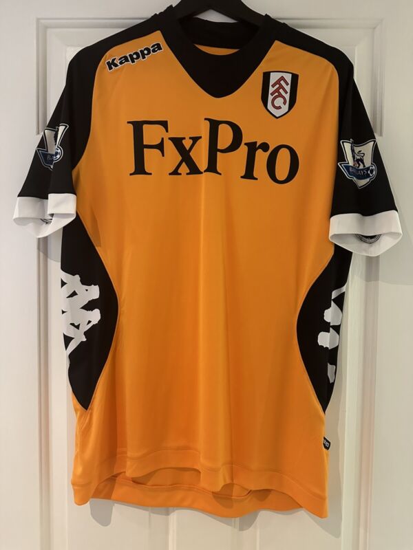 Fulham FC Away Shirt 2012/12 Damien Duff Number 16 Authentic Kappa Size: Large for sale on Ebay