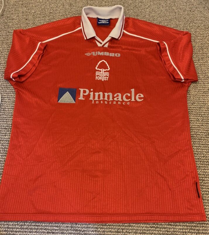 Nottingham Forest Vintage Football Shirt 1998 1999 Home Shirt Adult L/XL for sale on Ebay