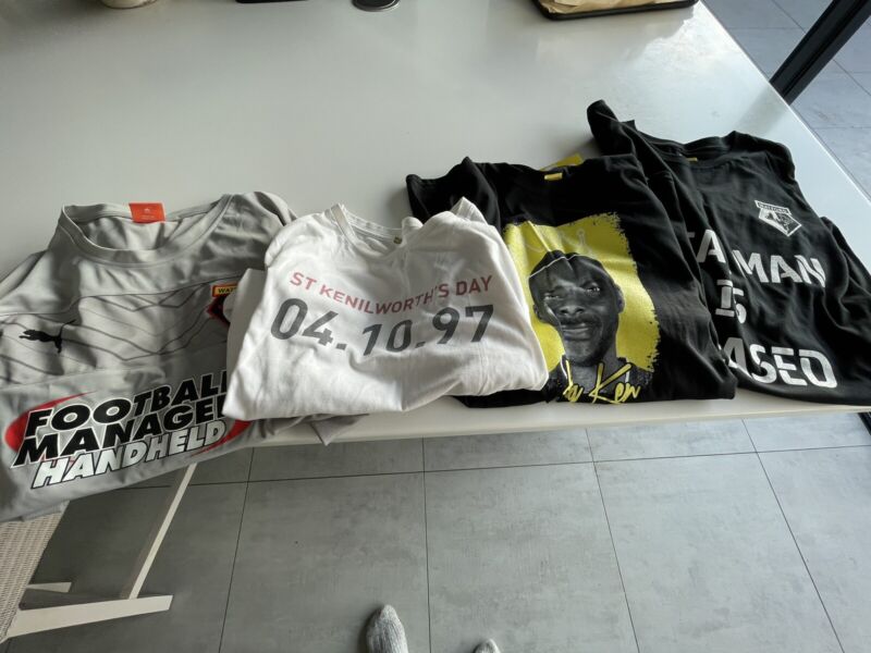 Watford FC T-Shirts  for sale on Ebay