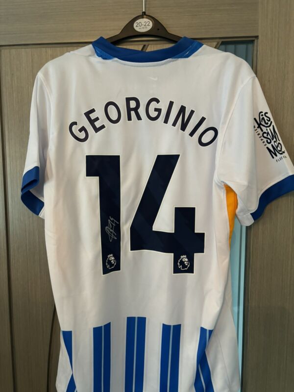 Georginio Rutter Signed Brighton Shirt With COA for sale on Ebay