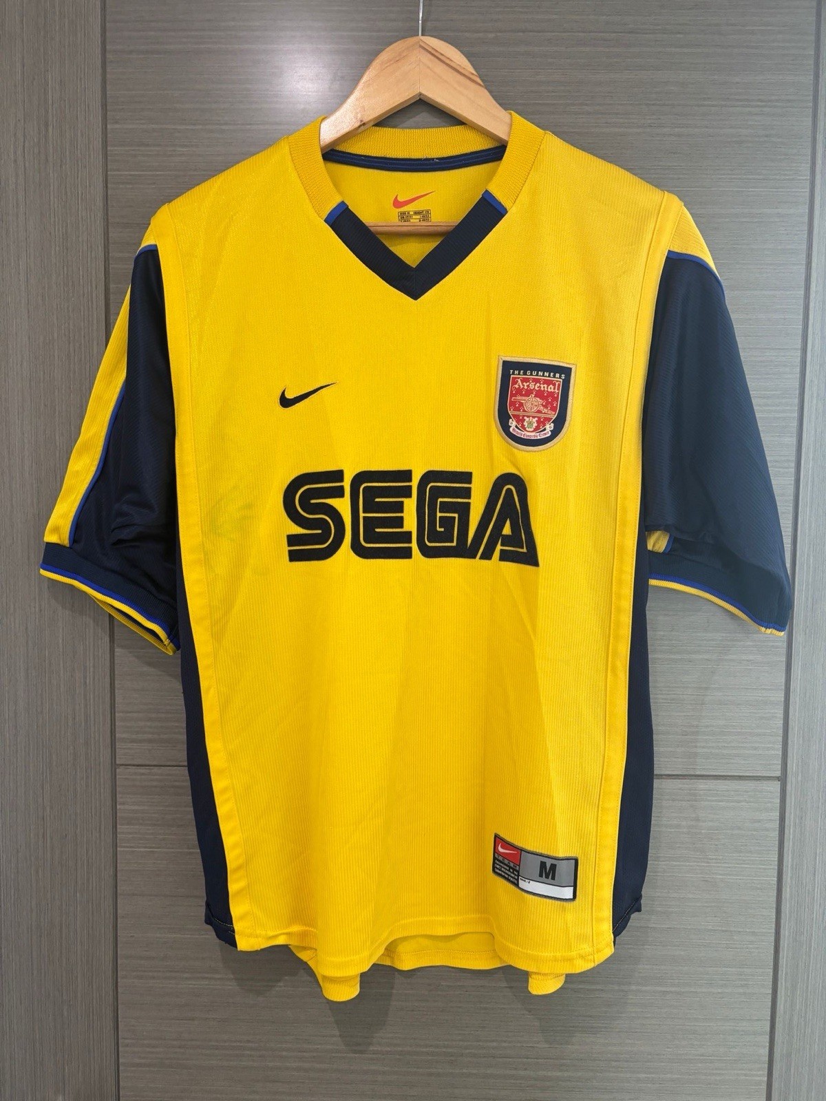 Authentic Arsenal 1999/01 Away Football Shirt Nike (M) SEGA for sale on Ebay