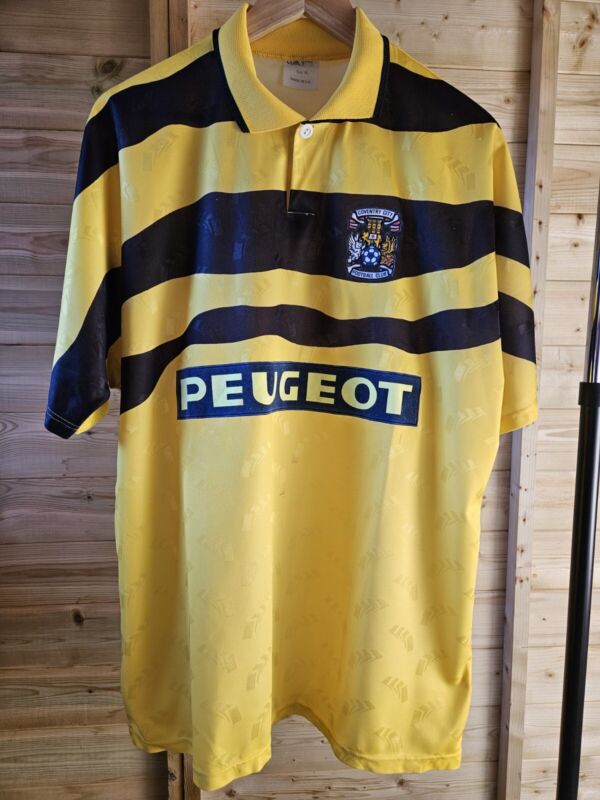 Rare Original Coventry City 1991/1992 Away Shirt XL ASICS for sale on Ebay