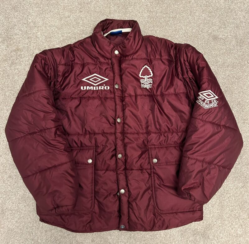 Nottingham Forest Original Bomber Jacket 1990s XXL Mens for sale on Ebay
