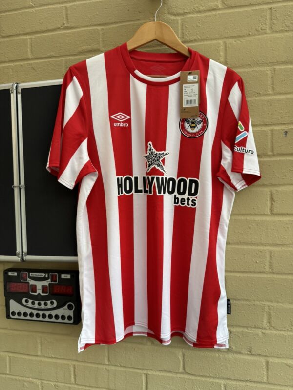 NEW Brentford 2021-23 Home Football Shirt Men’s Large for sale on Ebay
