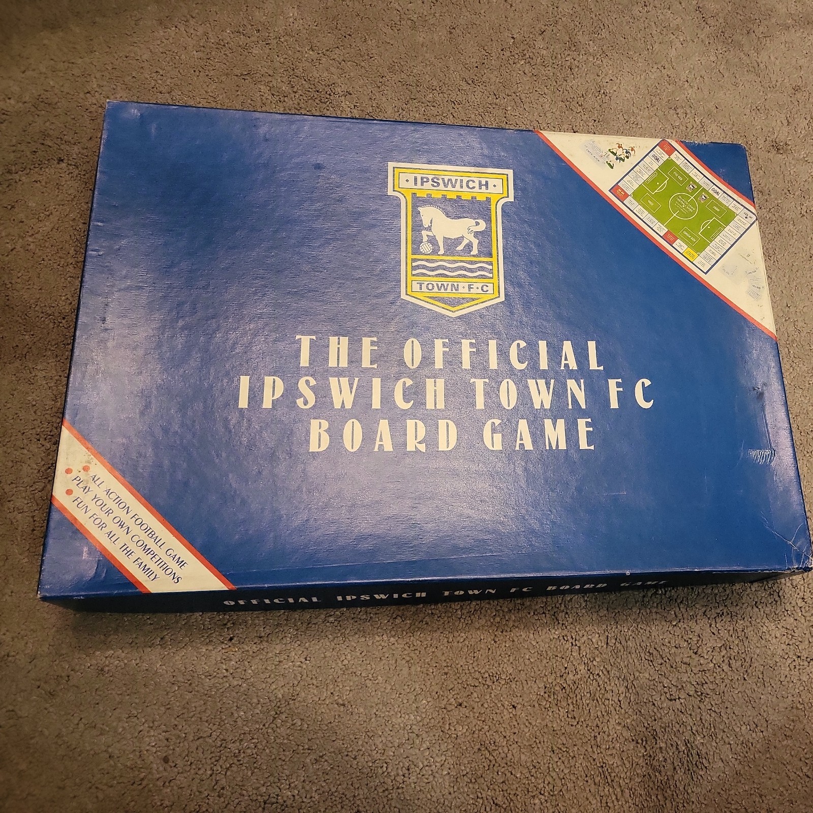 The Official Ipswich Town FC Board Game 1990 new never used for sale on Ebay