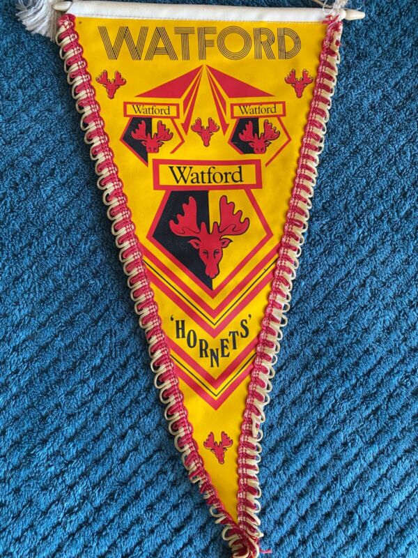 1980's Pennant - Watford - COFFER SPORTS (36 x 21 cm) for sale on Ebay