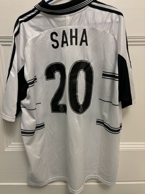 Original Authentic Adidas Fulham FC 1999/2001 Home Shirt Mens XL with SAHA 20  for sale on Ebay