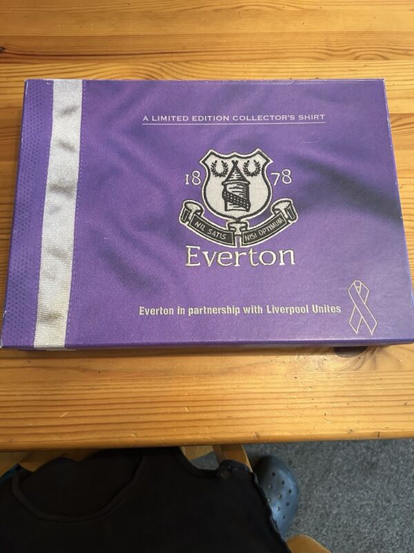 Everton Limited Edition Collectors Shirt for sale on Ebay