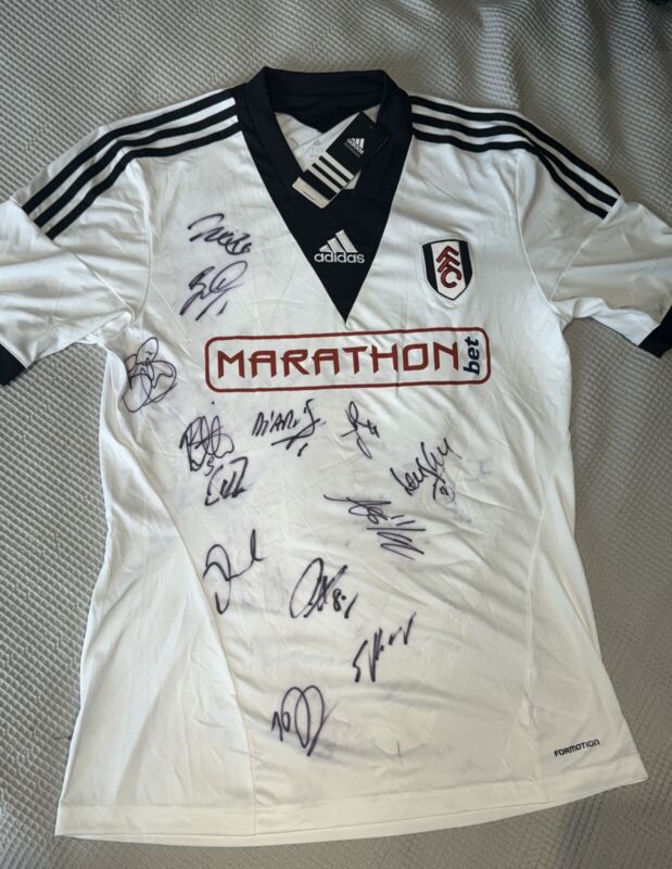 Fulham Signed Shirt 2013-14 for sale on Ebay