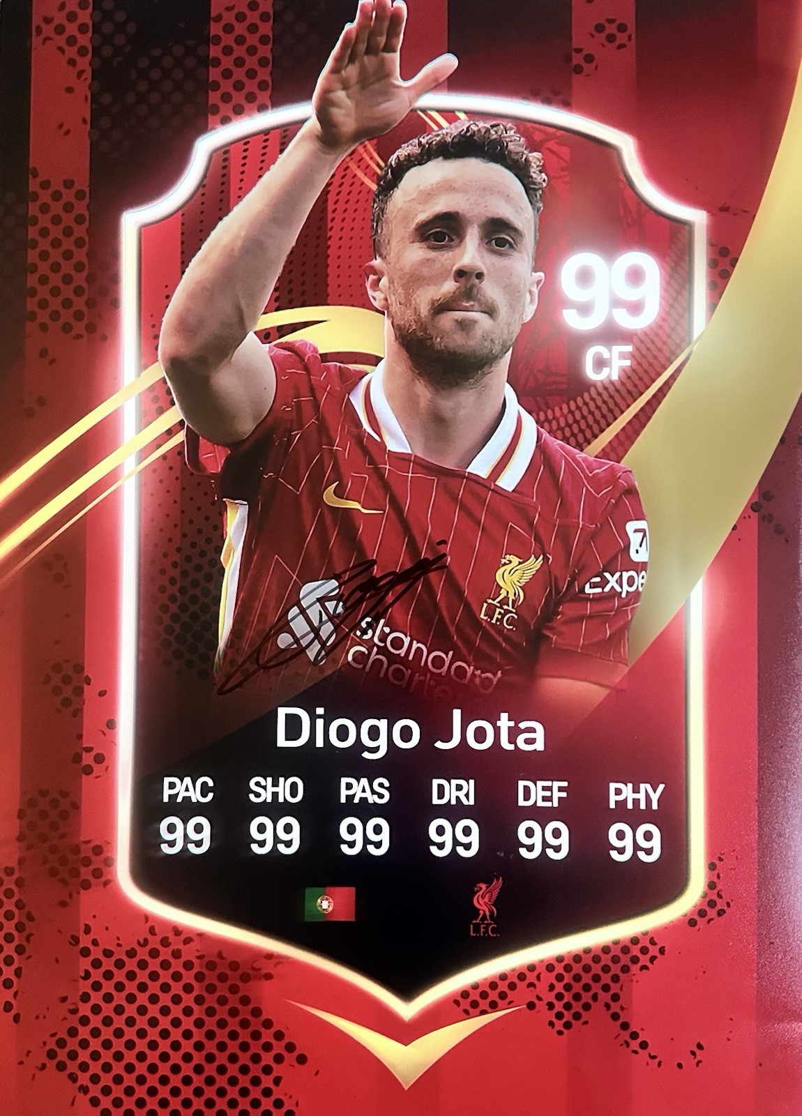 Diogo Jota Hand signed Liverpool FC 16x12 Photo With COA for sale on Ebay