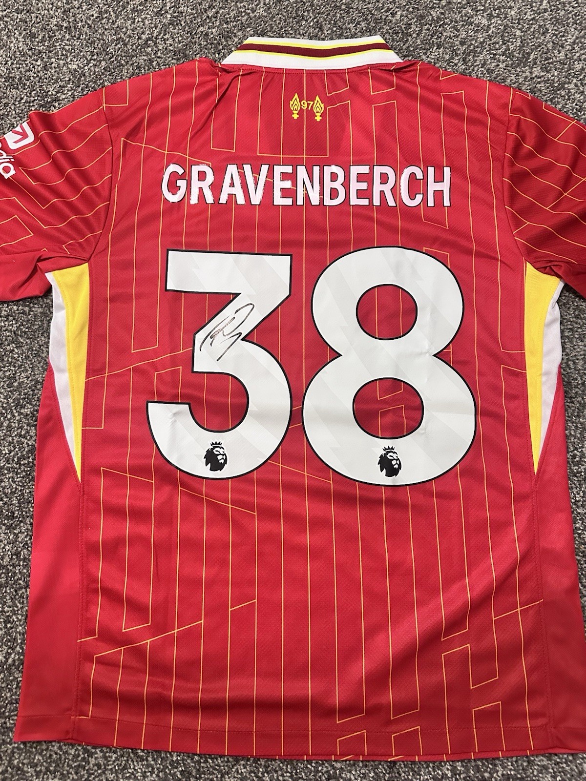 Ryan Gravenberch Hand Signed Liverpool FC Football Shirt - Autograph COA - LFC for sale on Ebay