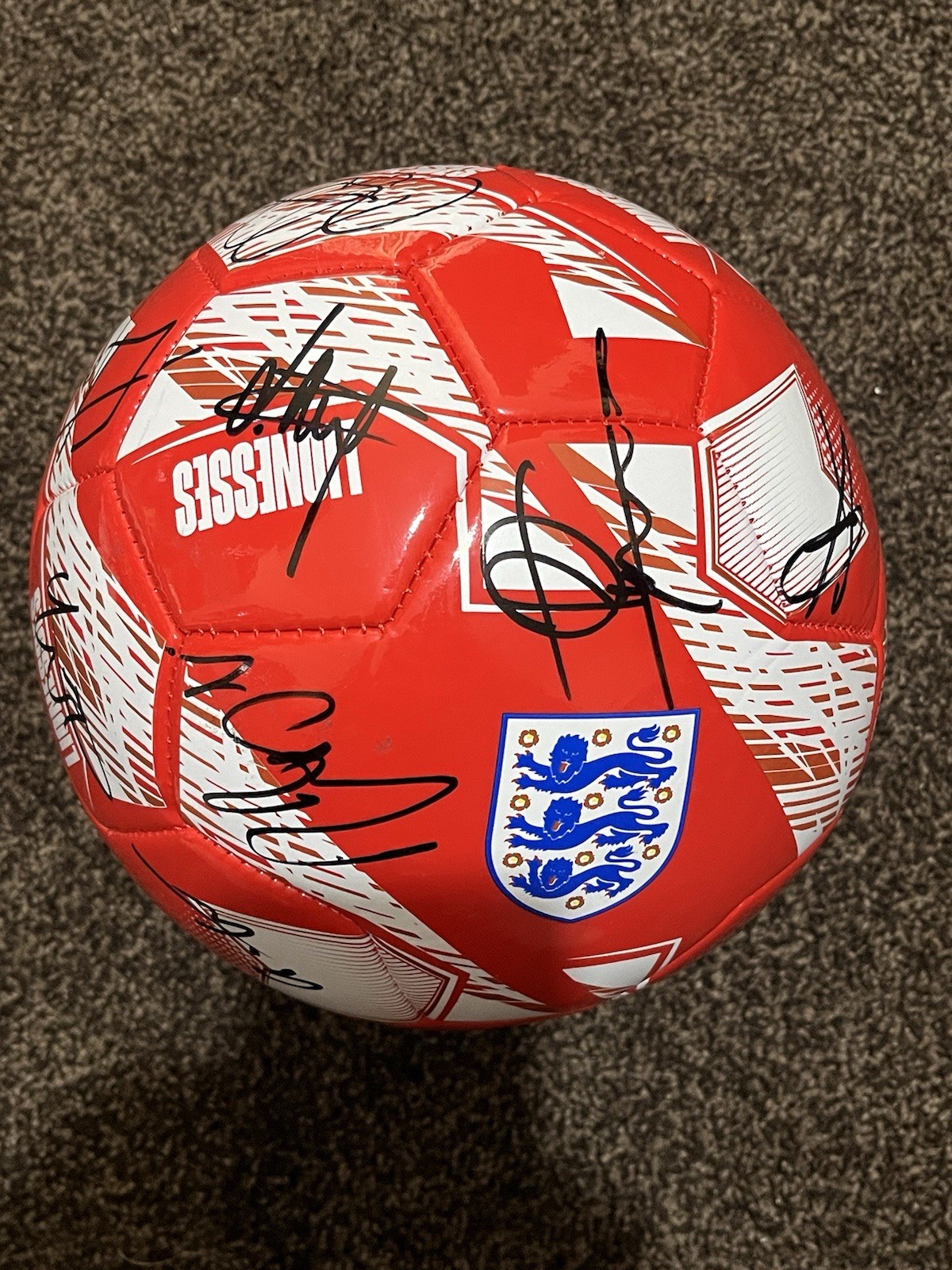 England Lionesses Squad Signed Football By 2025 Squad  wCOA for sale on Ebay