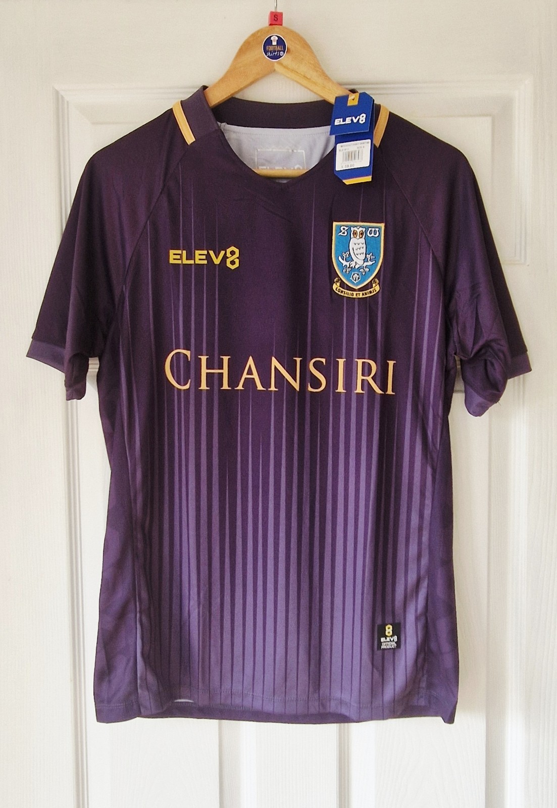 SHEFFIELD WEDNESDAY AWAY FOOTBALL SHIRT 2023/24 - ADULT SMALL - BRAND NEW TAGS  for sale on Ebay