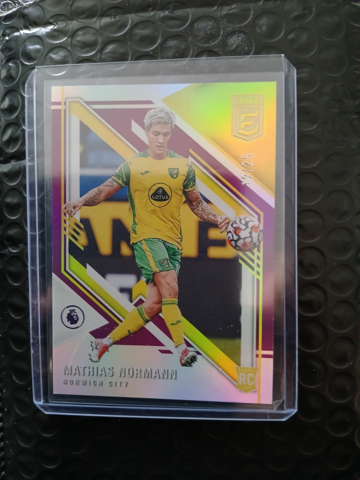 Mathias Normann Rookie Panini Donruss Elite Norwich Norway RC Card 19 /25 2021  for sale on Ebay