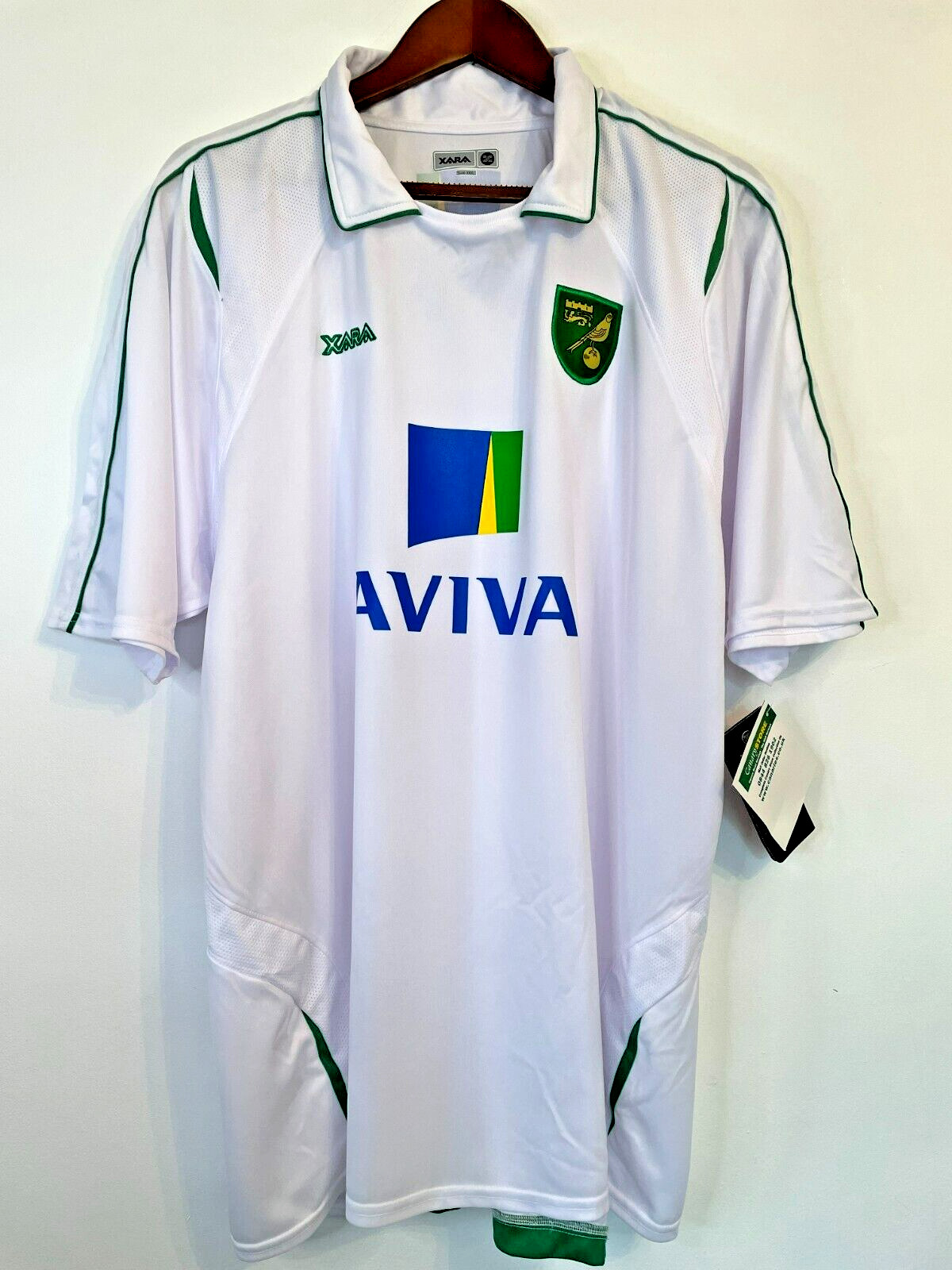 Norwich City Football Shirt- Size 3 XL  Xara Soccer Jersey  NWT Pre Owned for sale on Ebay
