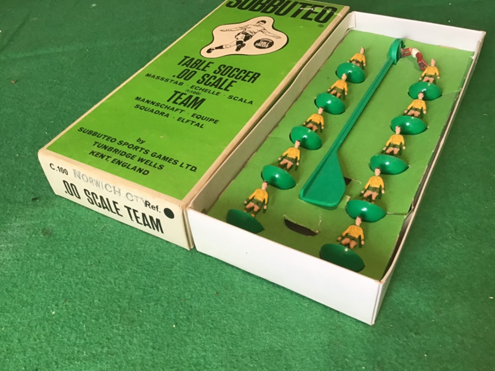 Subbuteo HW Norwich New with trim Near Mint Condition boxed for sale on Ebay