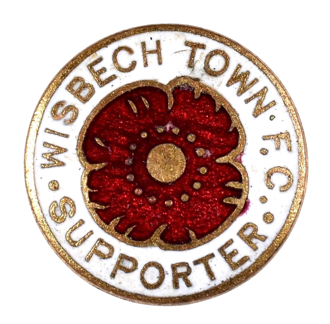 Vintage Old Wisbech Town Football Club Supporter Enamel Lapel Brooch Badge for sale on Ebay