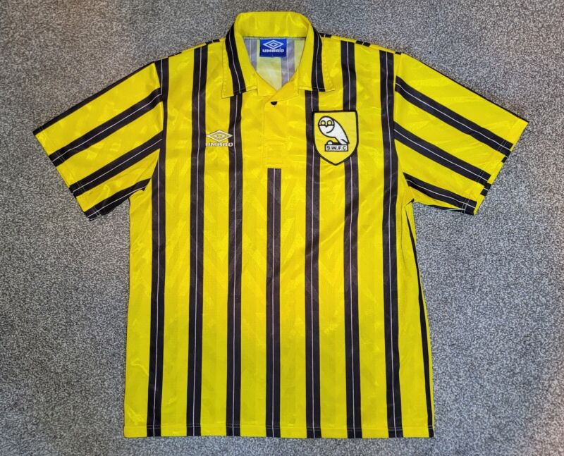 Sheffield Wednesday Football Away shirt 1991-93 Genuine Umbro. Size Large SWFC for sale on Ebay
