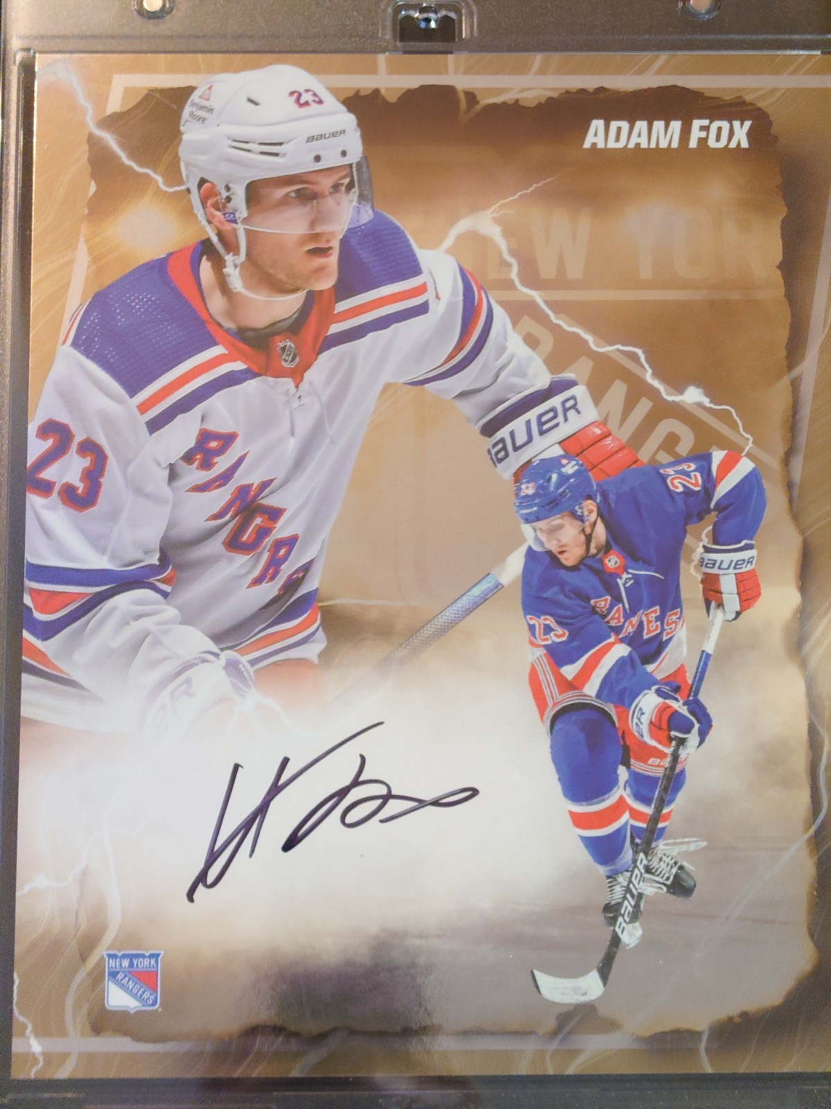 2024-25 Fanatics Under Wraps Emanate Hockey Adam Fox 8x10 Auto /50 NY Rangers  for sale on Ebay