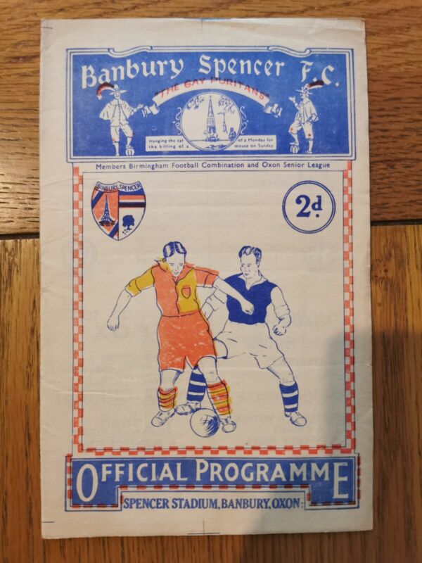  Banbury Spencer V Birmingham City A 21/2/48  Programme  for sale on Ebay