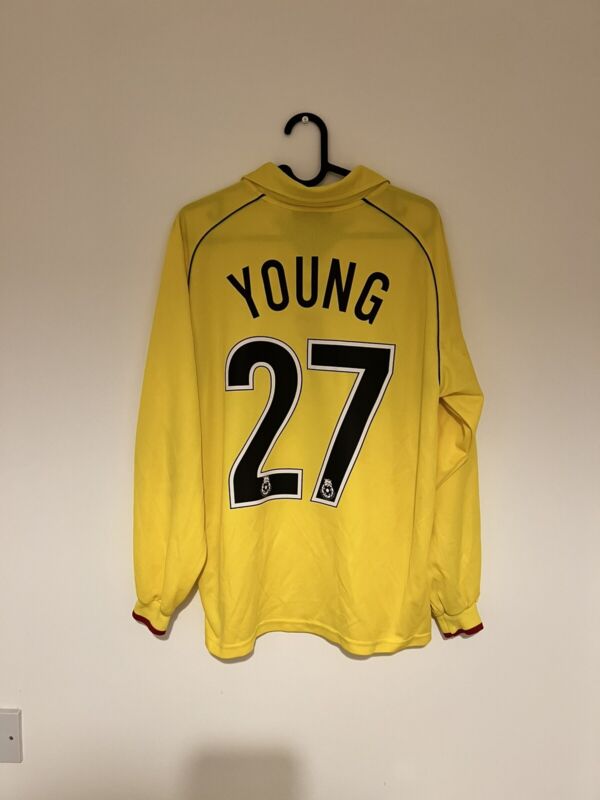 Watford 2004/2005 Home Long Sleeve Football Shirt, YOUNG 27, Medium for sale on Ebay