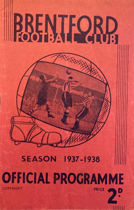 Brentford v Liverpool Div 1 1937/38 for sale on Ebay