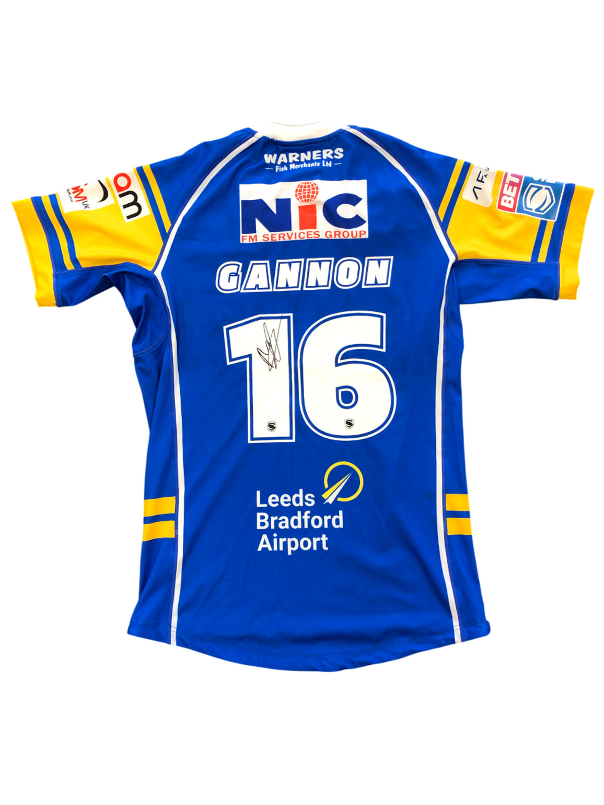  LIMITED ED Leeds Rhinos Barnardo’s Takeover Game Shirt Match Worn Morgan Gannon for sale on Ebay