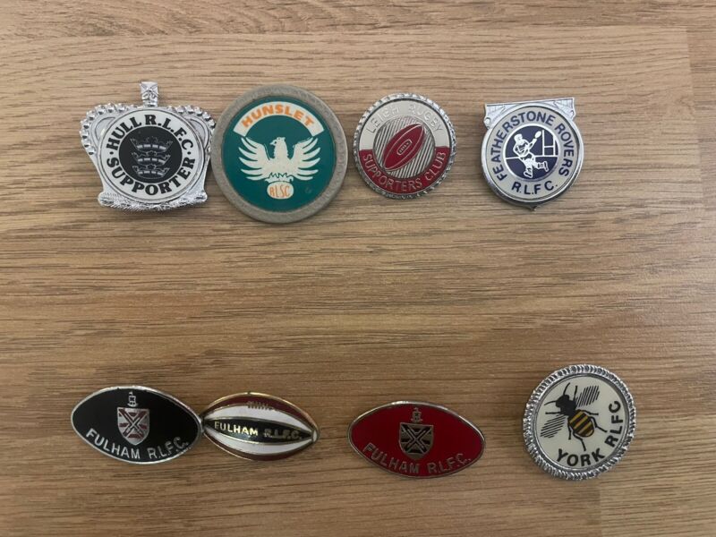 16 Rugby League Pin Badges Including 3 X Fulham for sale on Ebay