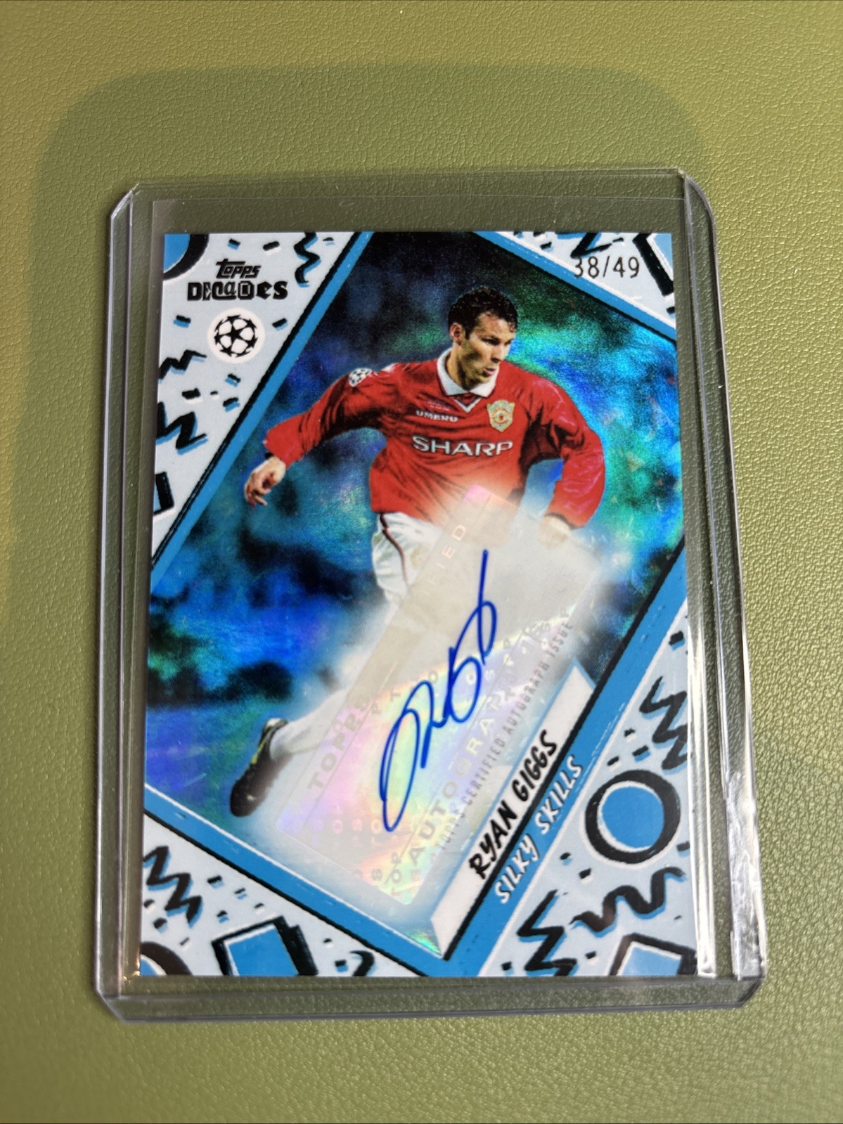 Ryan Giggs Topps UCC Decades Auto /49 Manchester United for sale on Ebay