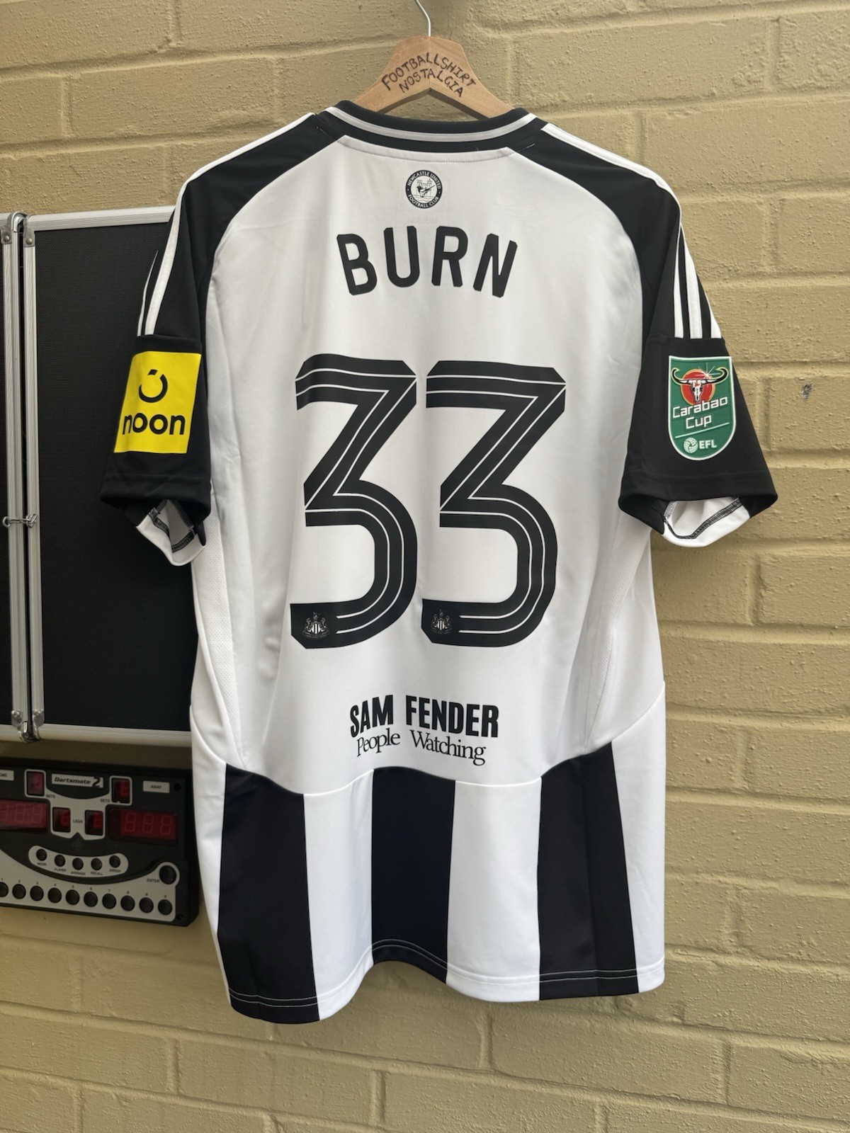 NEW Newcastle United 2024-25 Home Football Shirt Men’s Large #33 BURN Cup Final for sale on Ebay