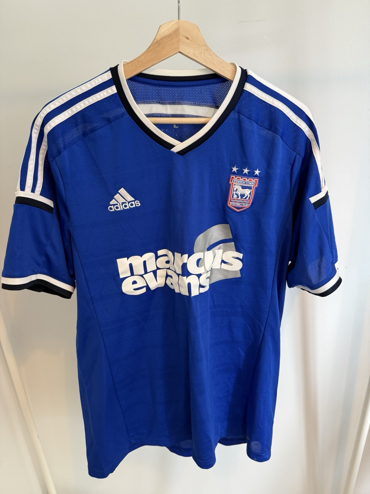 Ipswich Town 2014 - 2015 home football shirt jersey Adidas Adizero size XL for sale on Ebay
