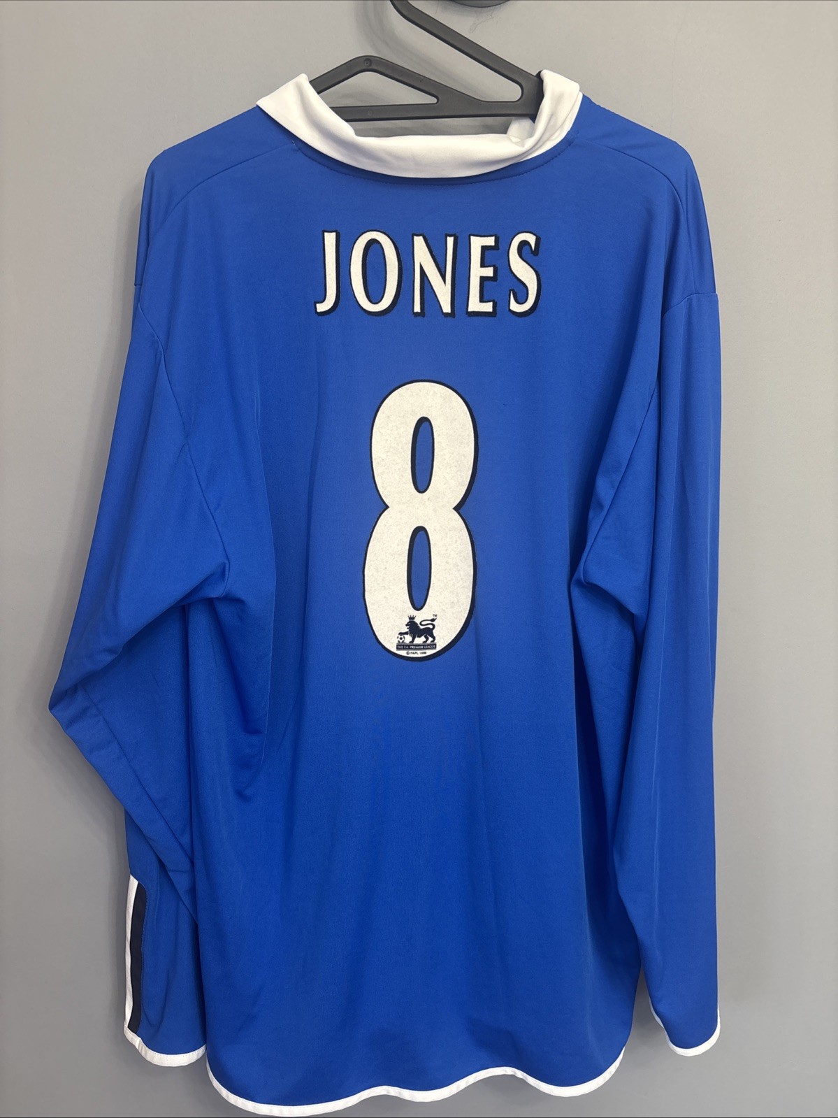 Authentic Birmingham City 2004-05 Home Shirt Size Large Jones 8 Long Sleeves for sale on Ebay
