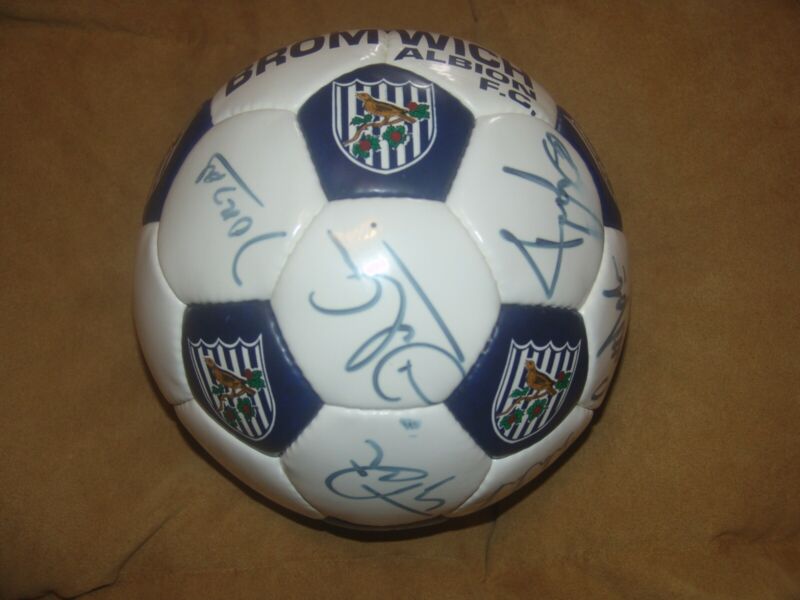 WEST BROMWICH ALBION FOOTBALL SIGNED 2001/02 for sale on Ebay