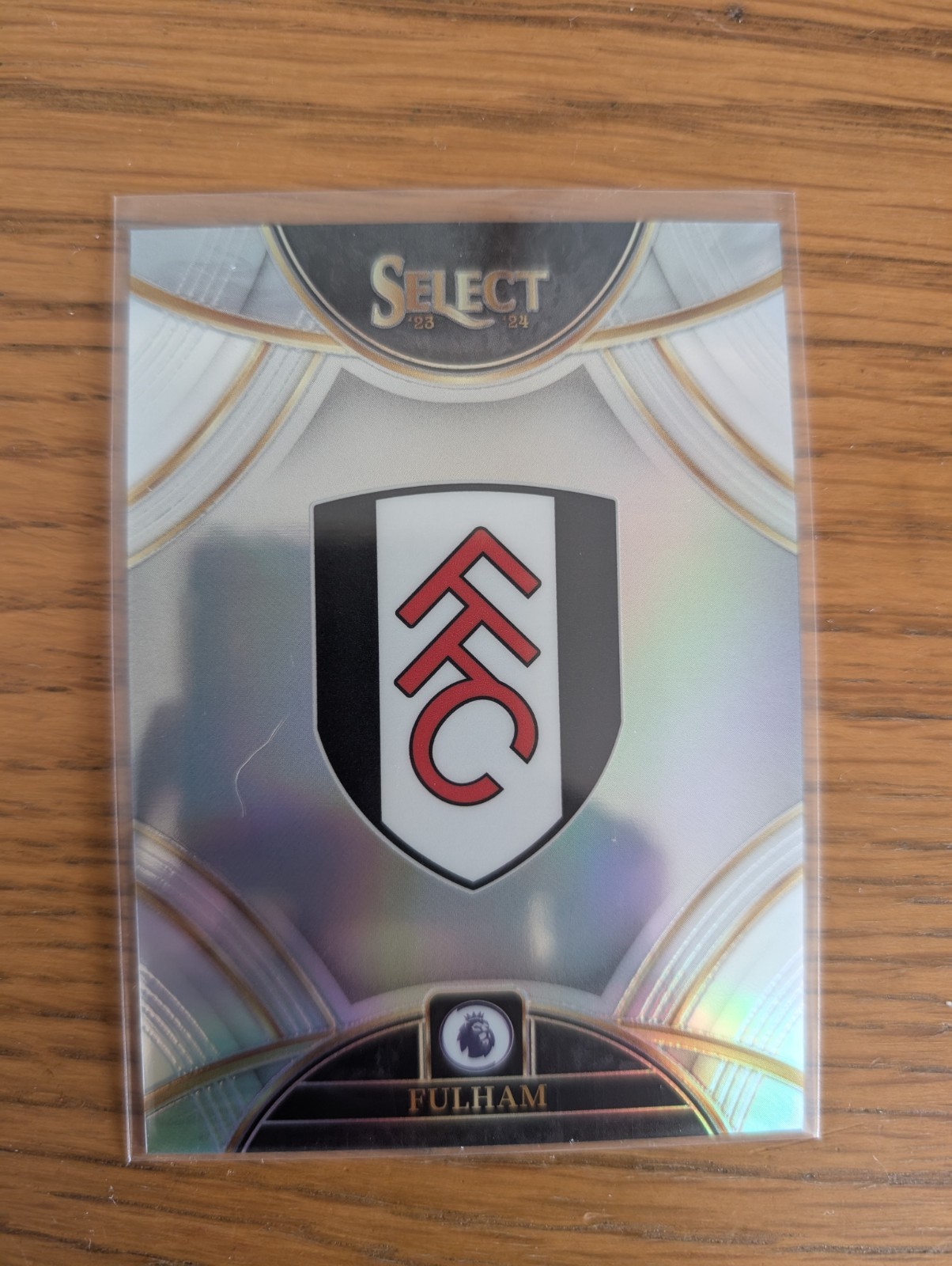 Panini Select Premier League 2023-24 Fulham Team Badge Prizm  Case Hit for sale on Ebay