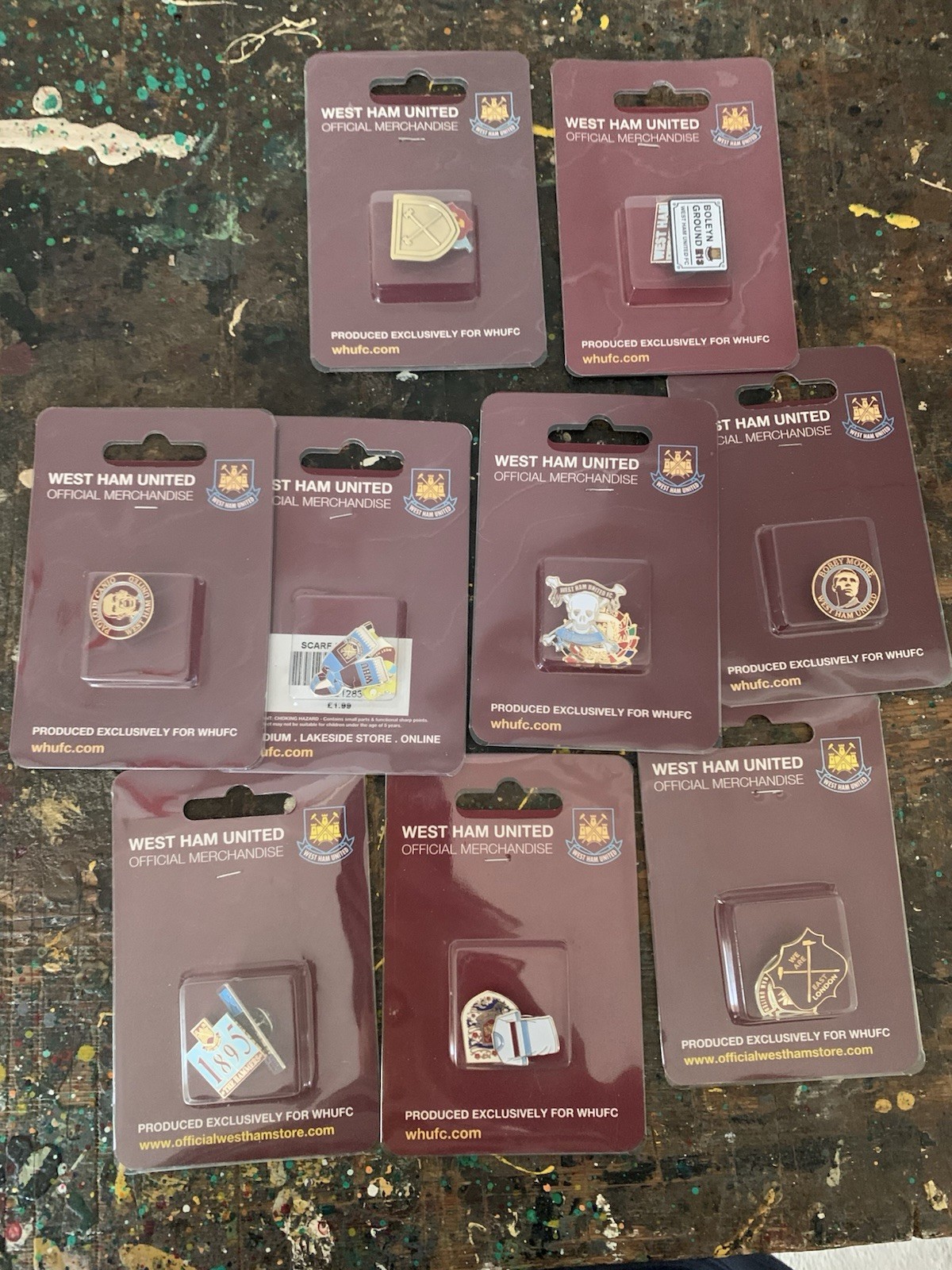 West Ham Badges Football Badge Collection Enamel Football Badges Lot for sale on Ebay