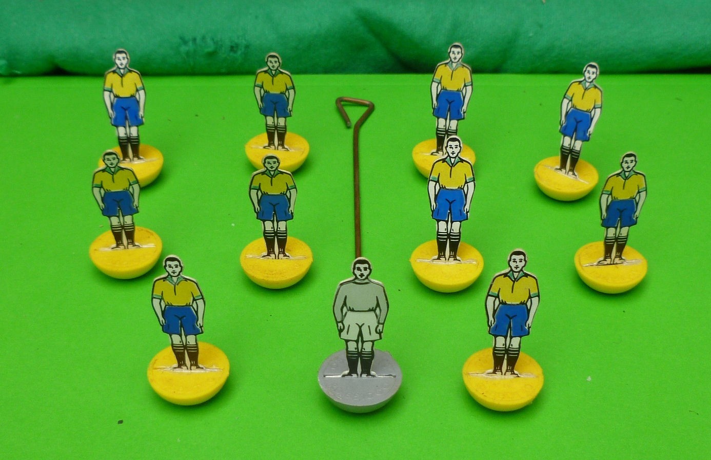 Subbuteo Celluloid Football Figures Brazil Team No 50  1960's for sale on Ebay