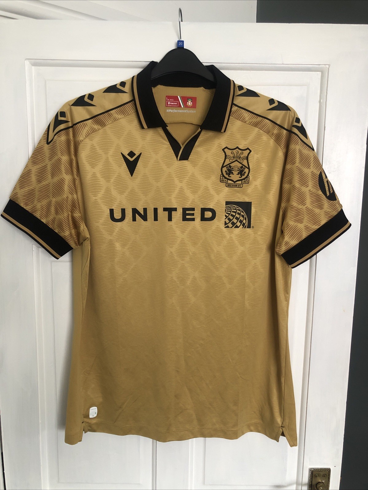 2024/25 Wrexham AFC Third Football Shirt Jersey Macron Size L  Authentic for sale on Ebay