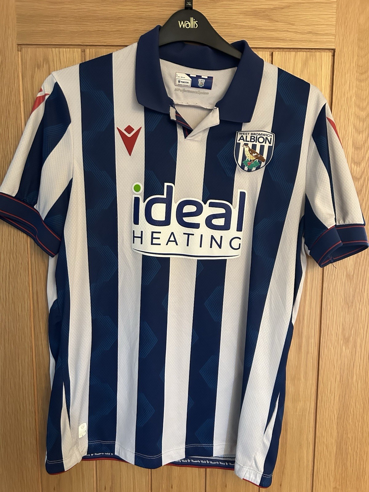 West Bromwich Albion WBA Home Kit 2024-2025 for sale on Ebay